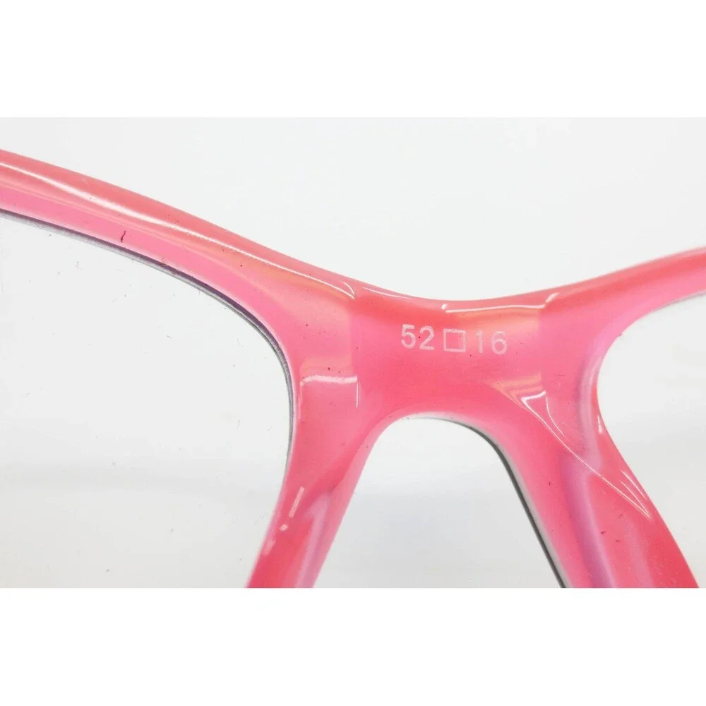 Chelsea Morgan CM 7007 BK/PK Black Pink Rectangular Eyeglass Frames 52-16-140